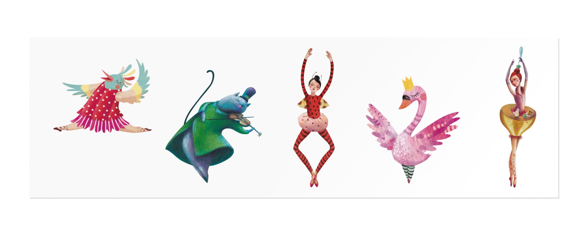 Londji | Ballerina - 10 Tatuaggi Temporanei per bambini