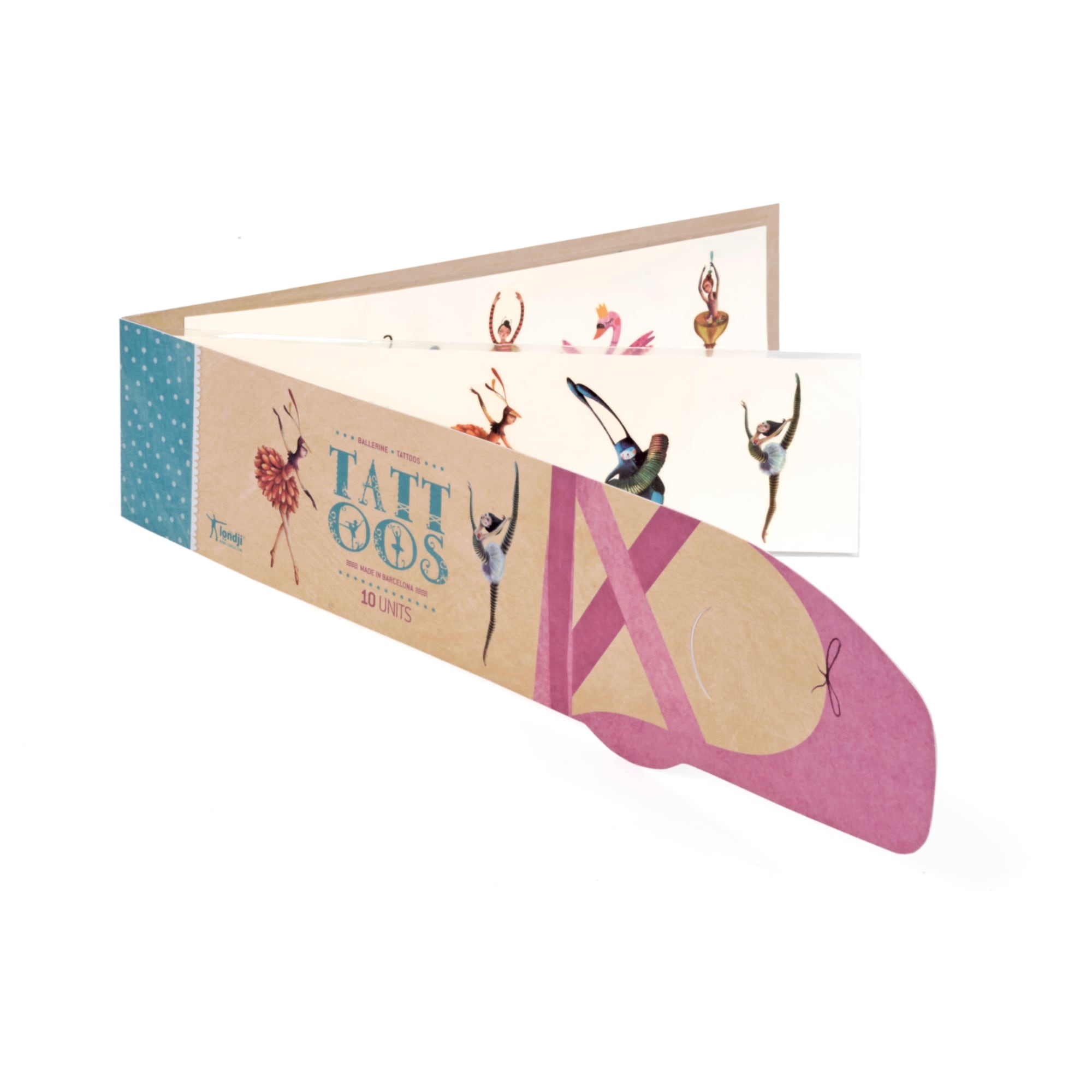 Londji | Ballerina - 10 Tatuaggi Temporanei per bambini