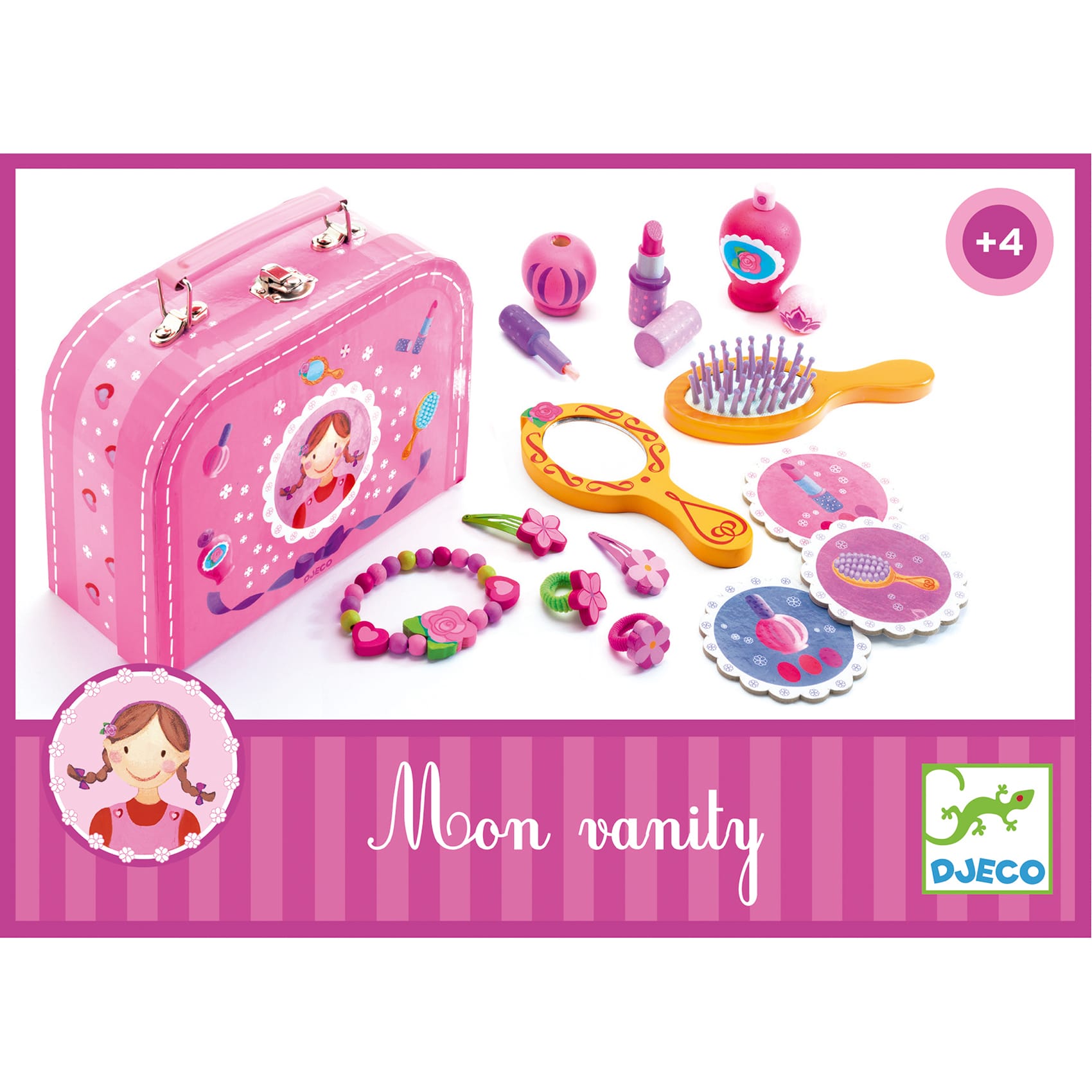 Set Gioco Valigetta La mia Vanity in Legno | Djeco DJ06552