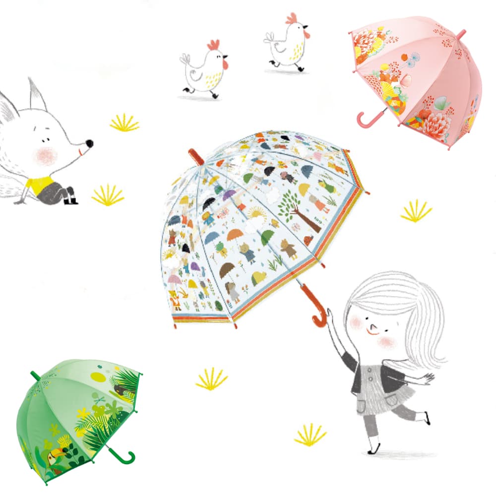 Transparent Pink Small Lightness Umbrella