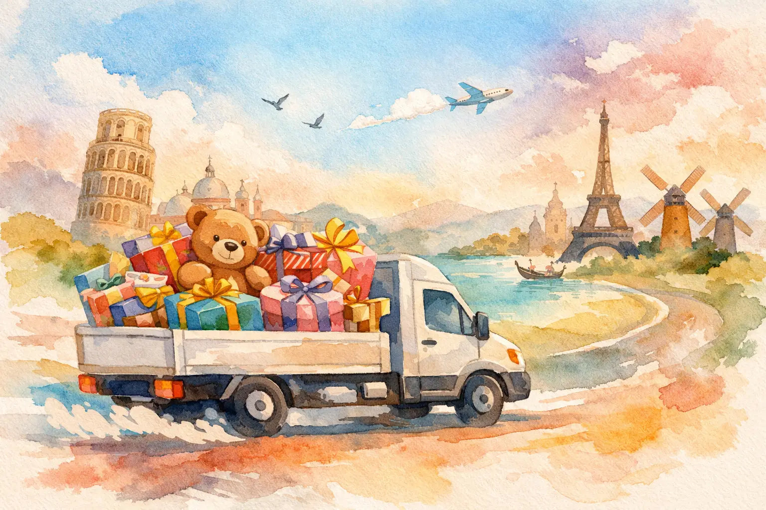 Spedizione veloce regali bambini in Italia e UE