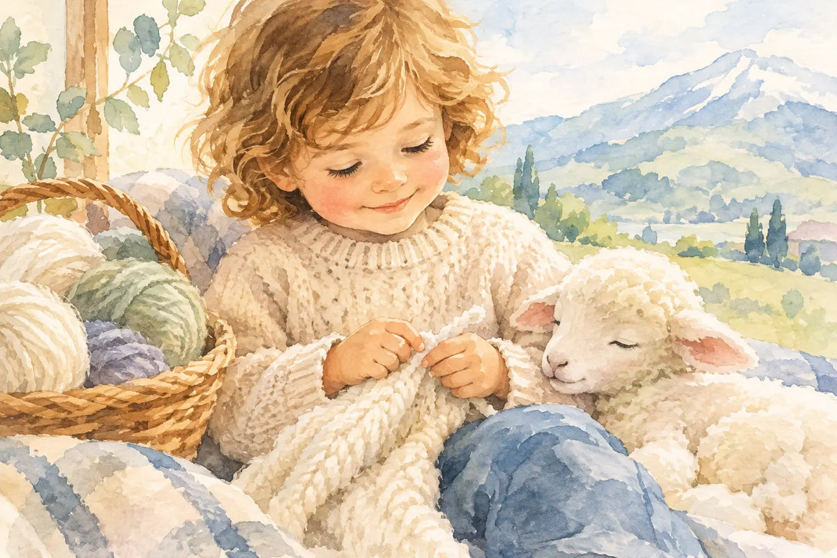 Perché scegliere lana merino per i bambini