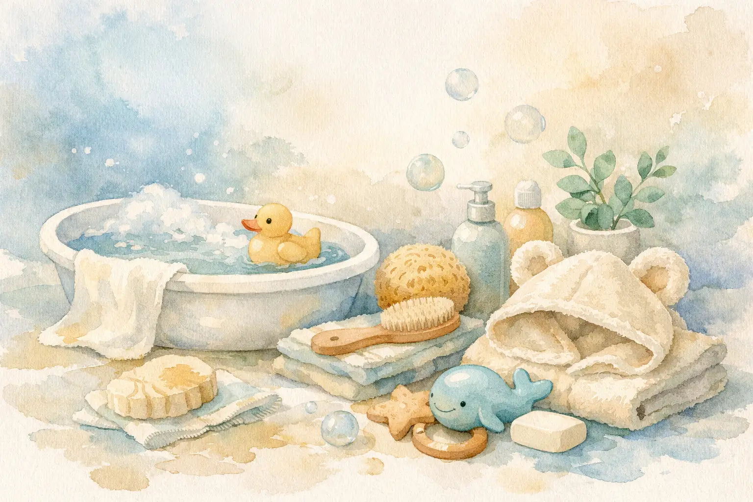 Baby bath sicuro: gli essenziali giusti