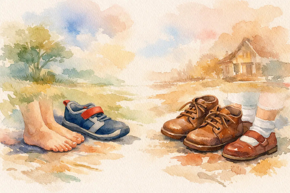 Scarpe barefoot o tradizionali per bambini?