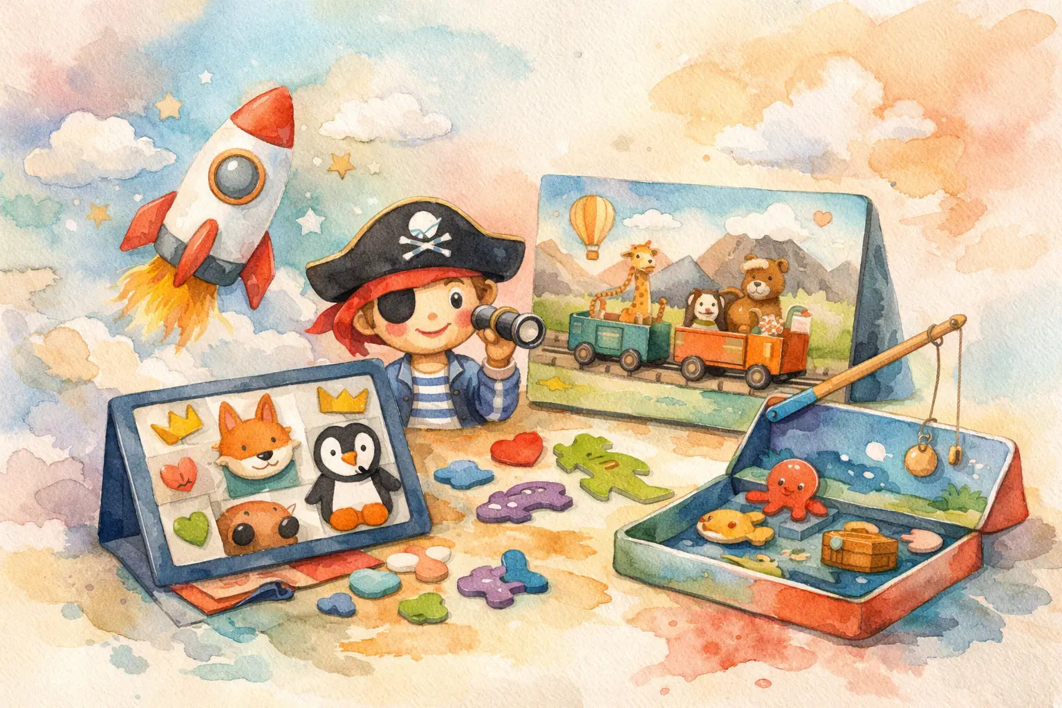 Giochi magnetici di Janod per divertirsi