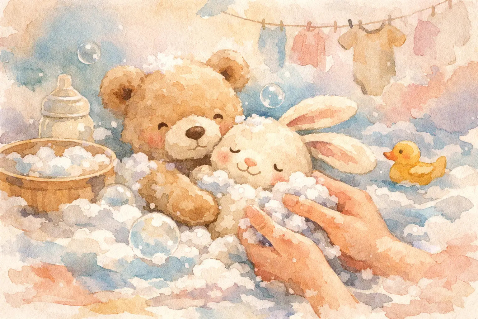 Come lavare peluche per neonati senza rovinarli