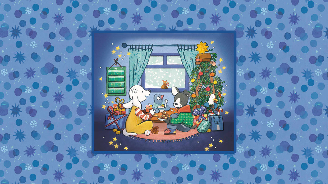 Un bianco Natale con Puce e Pilou di Moulin Roty