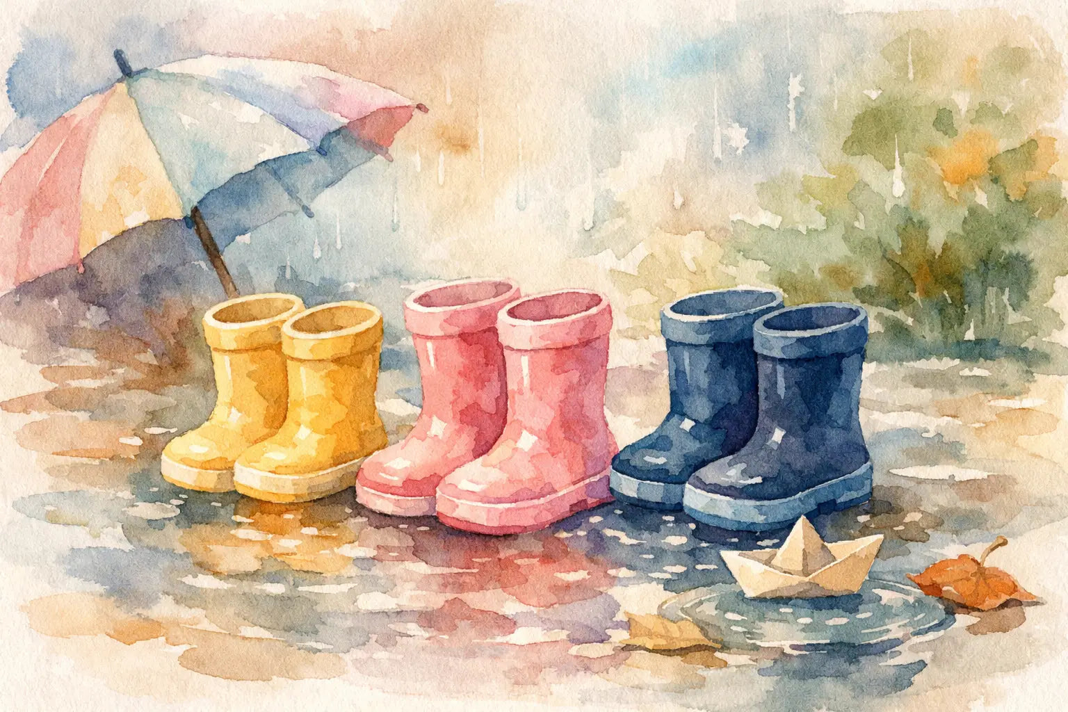 Come scegliere gli stivali da pioggia toddler