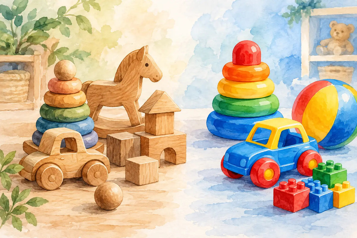 Giochi legno versus plastica sicura: come scegliere