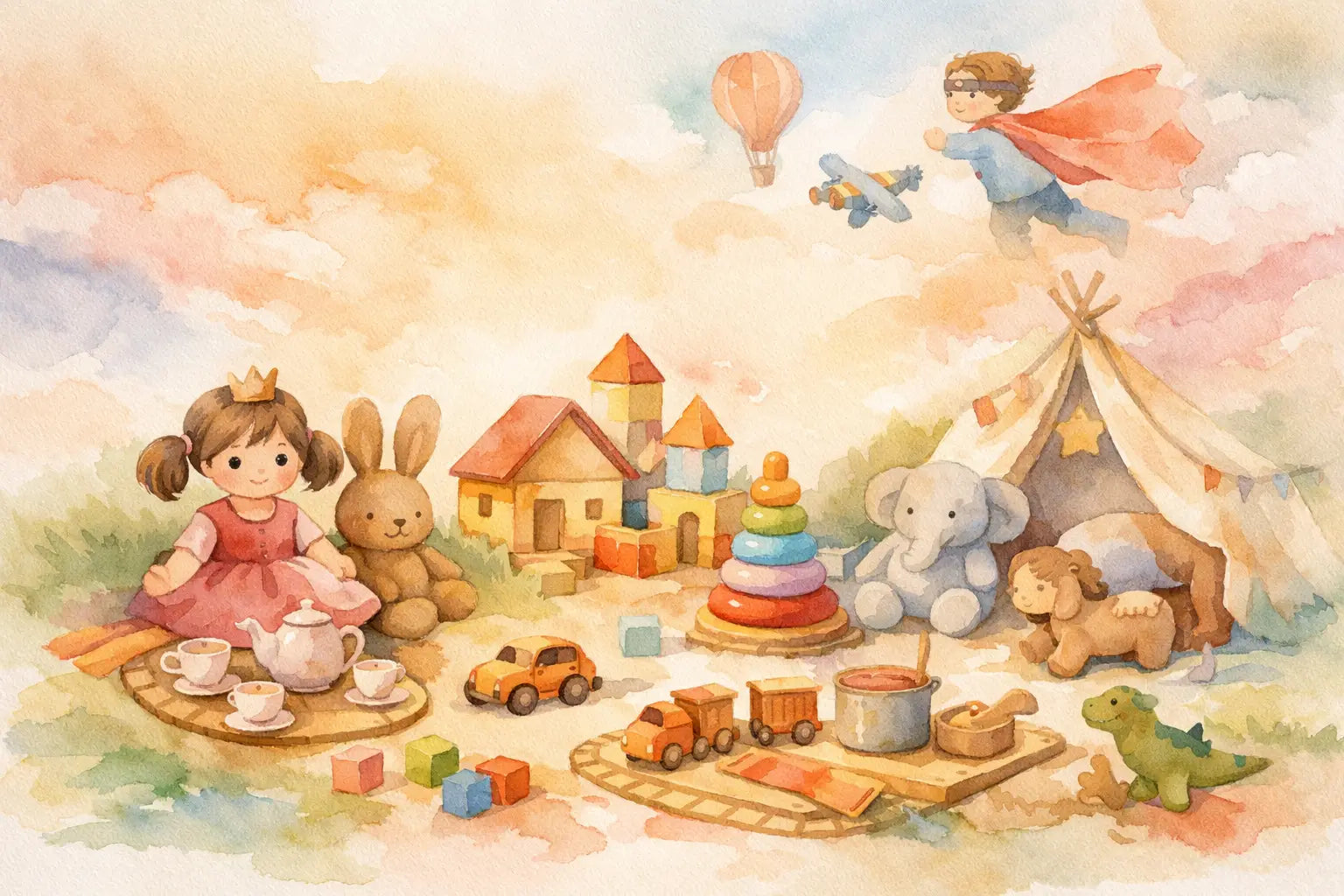 Giochi simbolici 3 anni: idee per crescere giocando