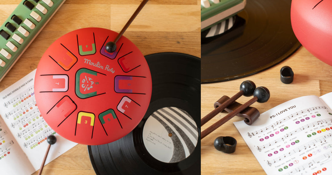 Novità Moulin Roty: I Piccoli Tamburi a Lingue per Piccoli Musicisti!