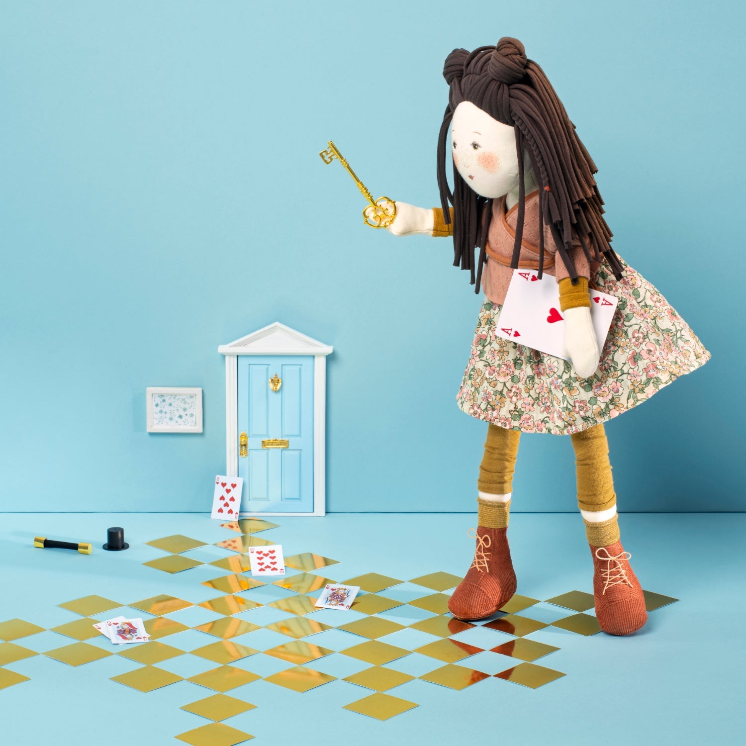 Les Rosalies Moulin Roty, bambole in stoffa per bambini