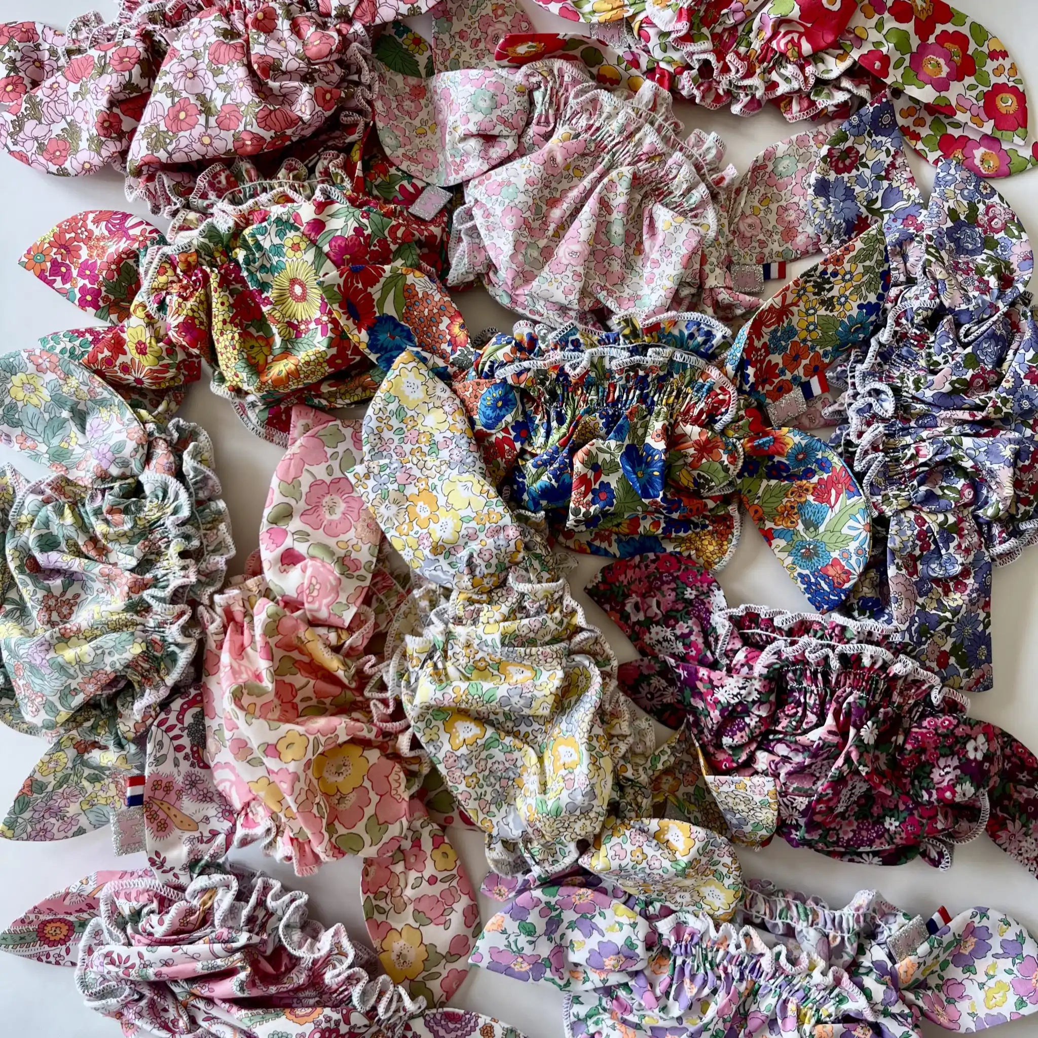 Costumi da bagno in cotone stampa liberty per bambini Matholie