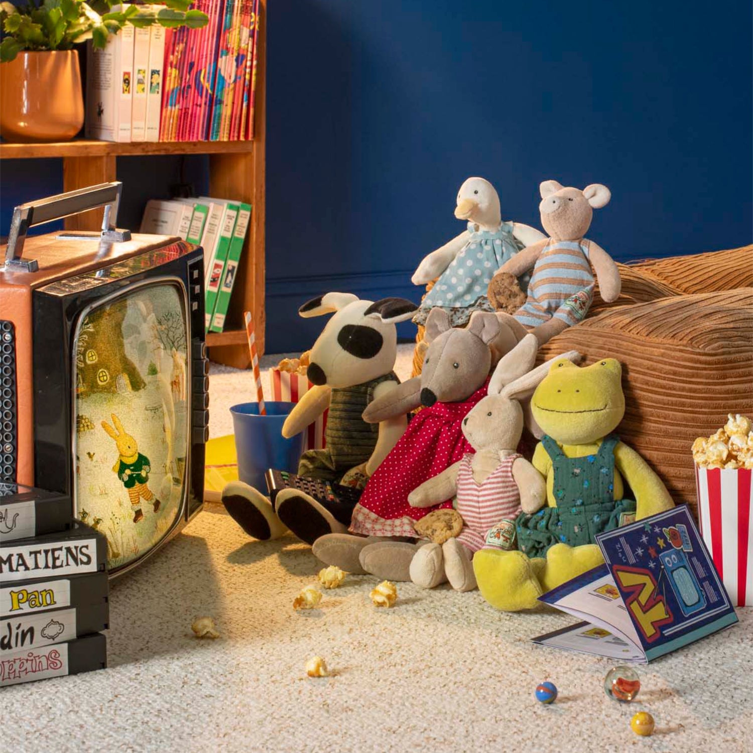 La Grande Famille la grande famiglia di Moulin Roty, shop online collezione peluche e marionette per bambini