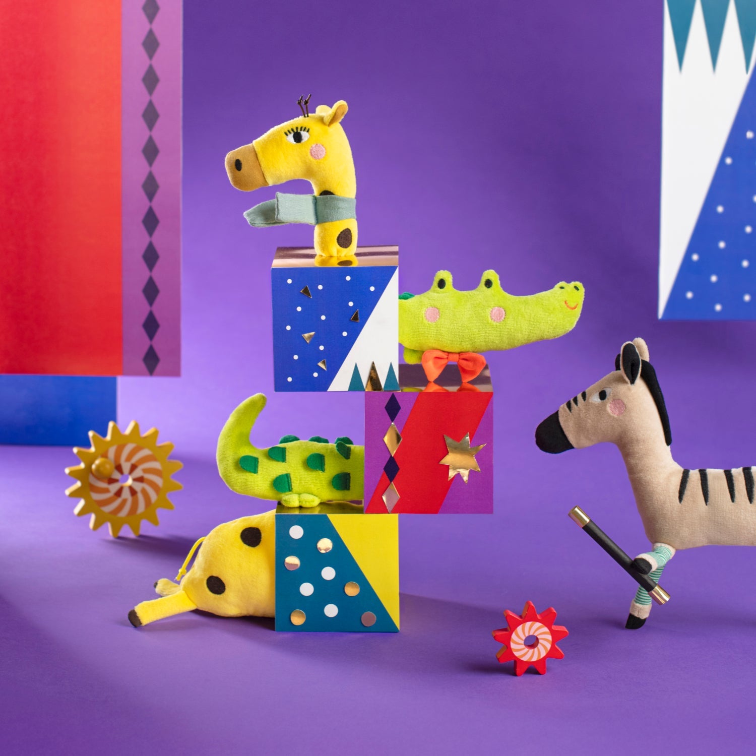 Les Toupitis di Moulin Roty - Nuova collezione di giochi in legno e carta per bambini