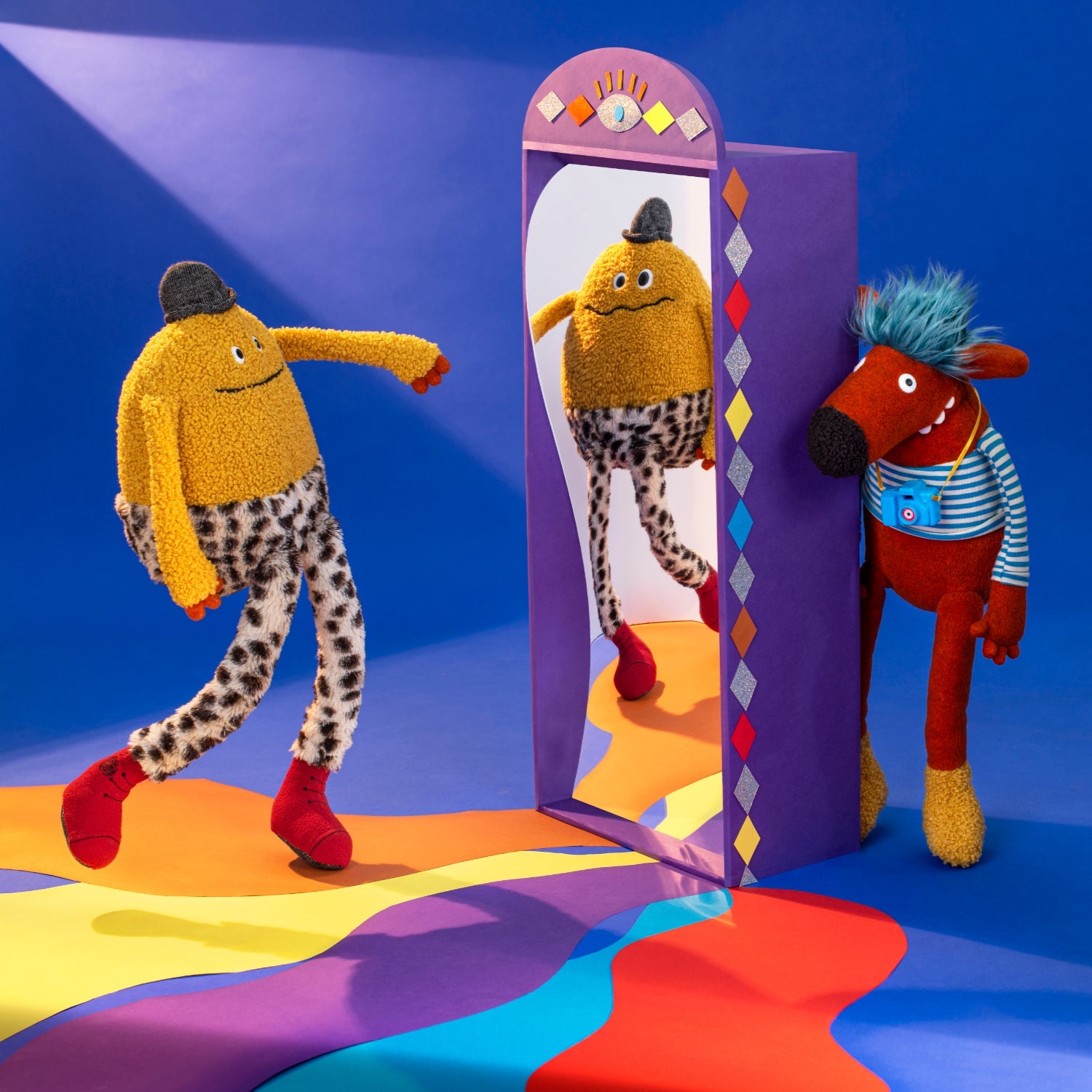 Les Schmouks Moulin Roty Collezione peluche e giochi con i mostri