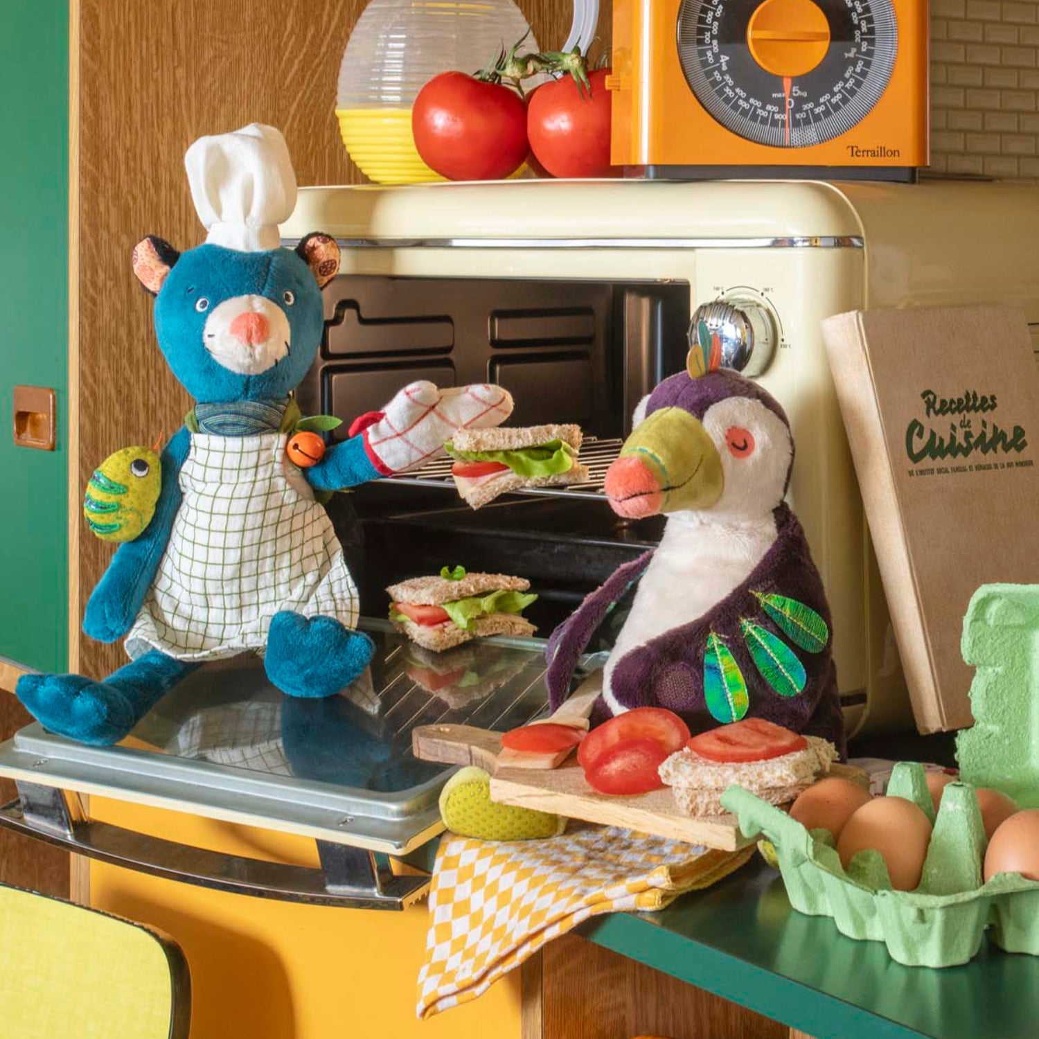 Dans la Jungle, Moulin Roty - Collezione di giochi e peluche per bambini e neonati