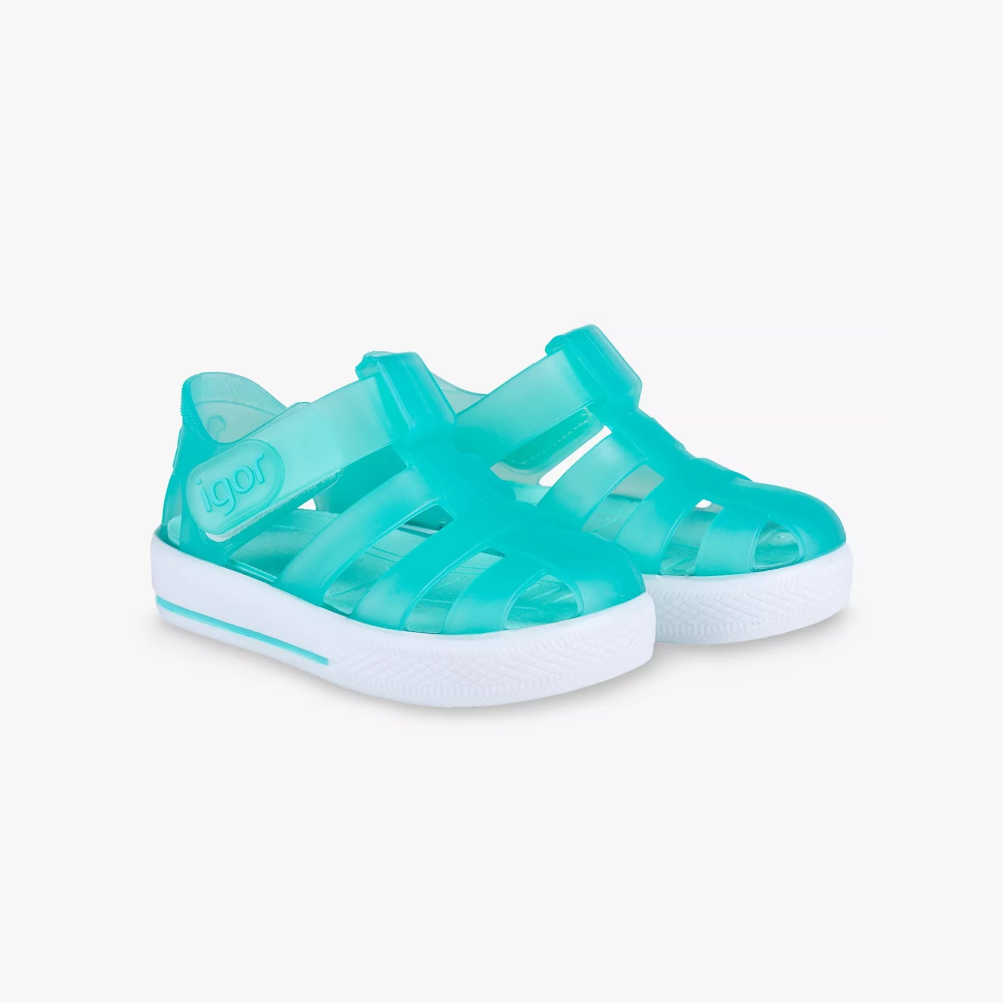 Sandali da spiaggia, Jelly acquamarina