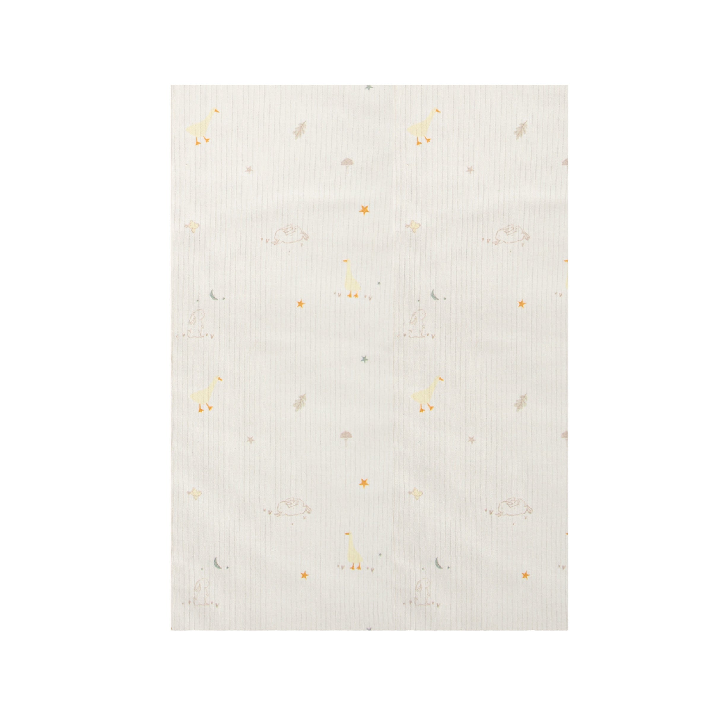 Fitted sheet bamboo cotton pram 40x80, Happy forest