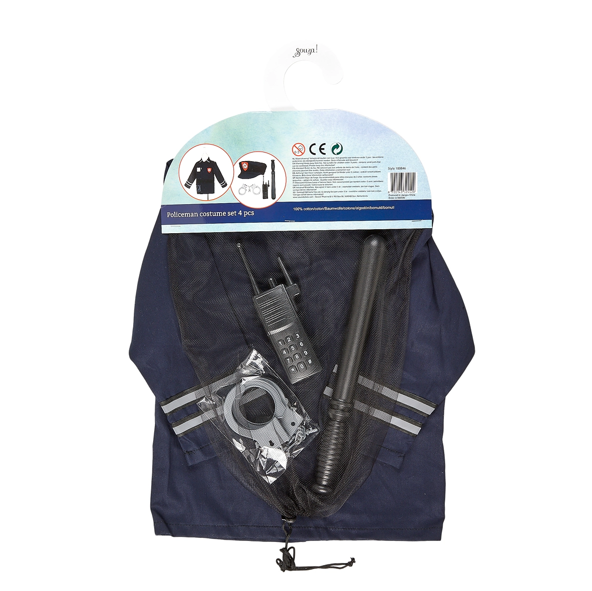 Policeman Costume, 4-7 years