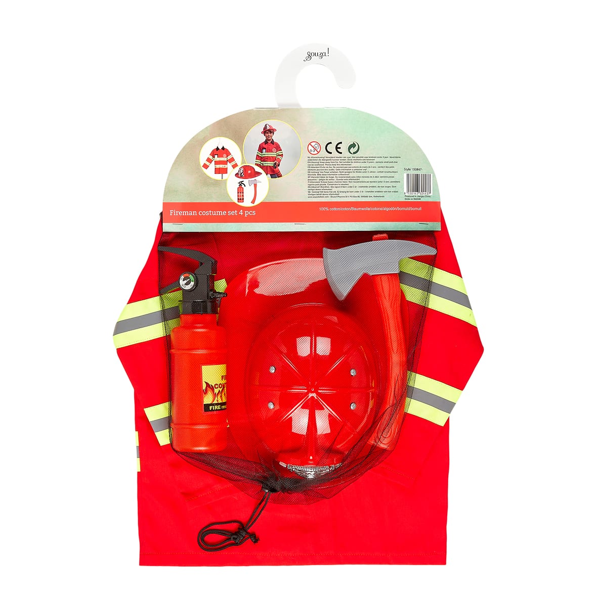 Fireman Costume, 4-7 years