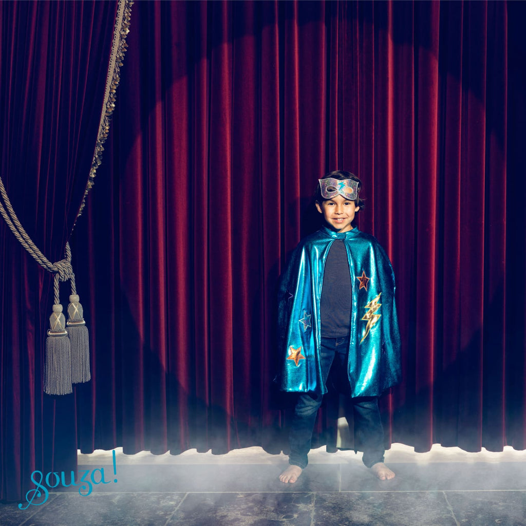 Reversible Superhero Bat Cape, 4-8 Years