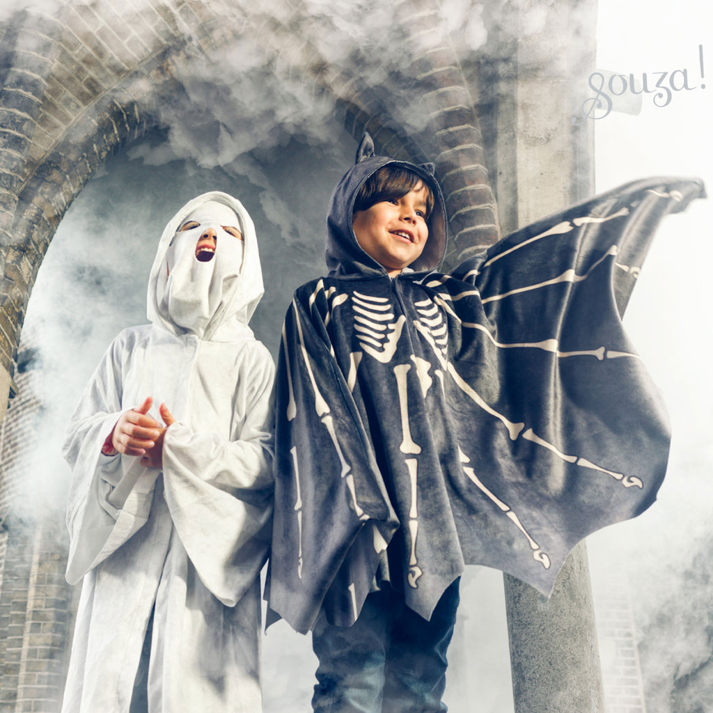 Mantello Pipistrello Halloween, 4-8 anni