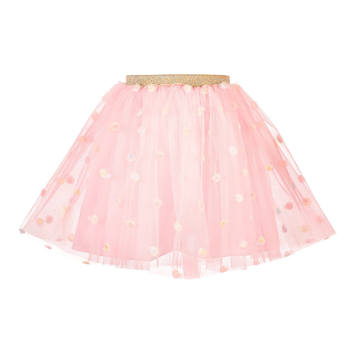 Emi Tulle Flower Bud Skirt