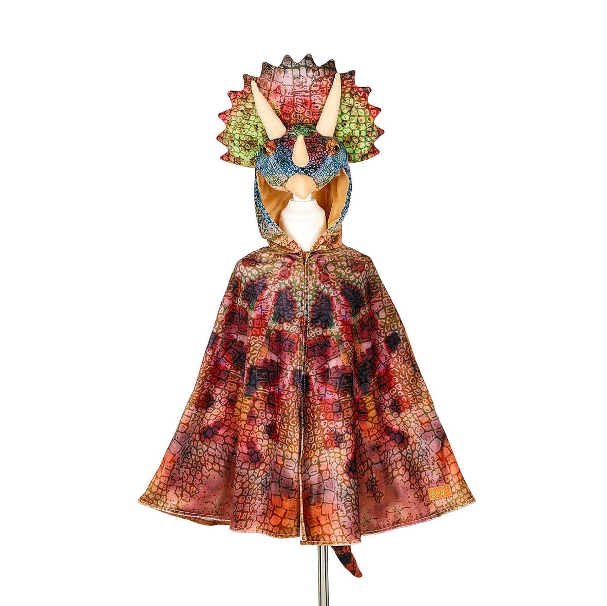 Triceratops Dinosaur Cape, 4-7 Years