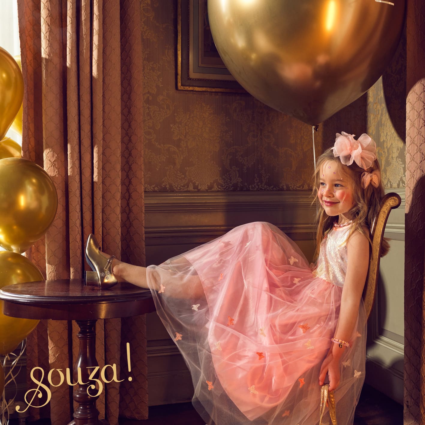 Tulle flower headband, Daantje