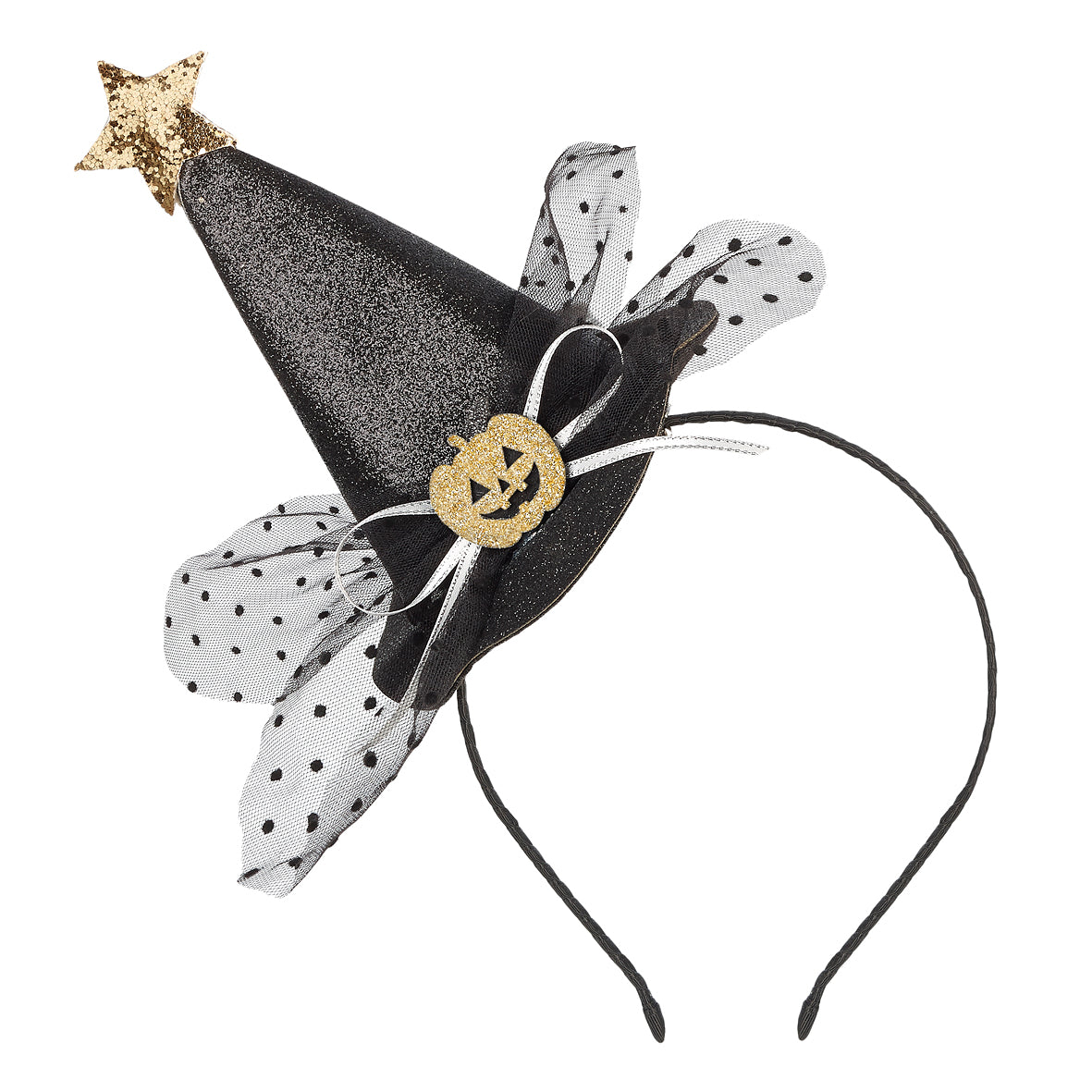 Cerchietto Halloween, Cappellino strega