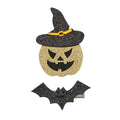 Halloween Hair Clips, Gold Pumpkin