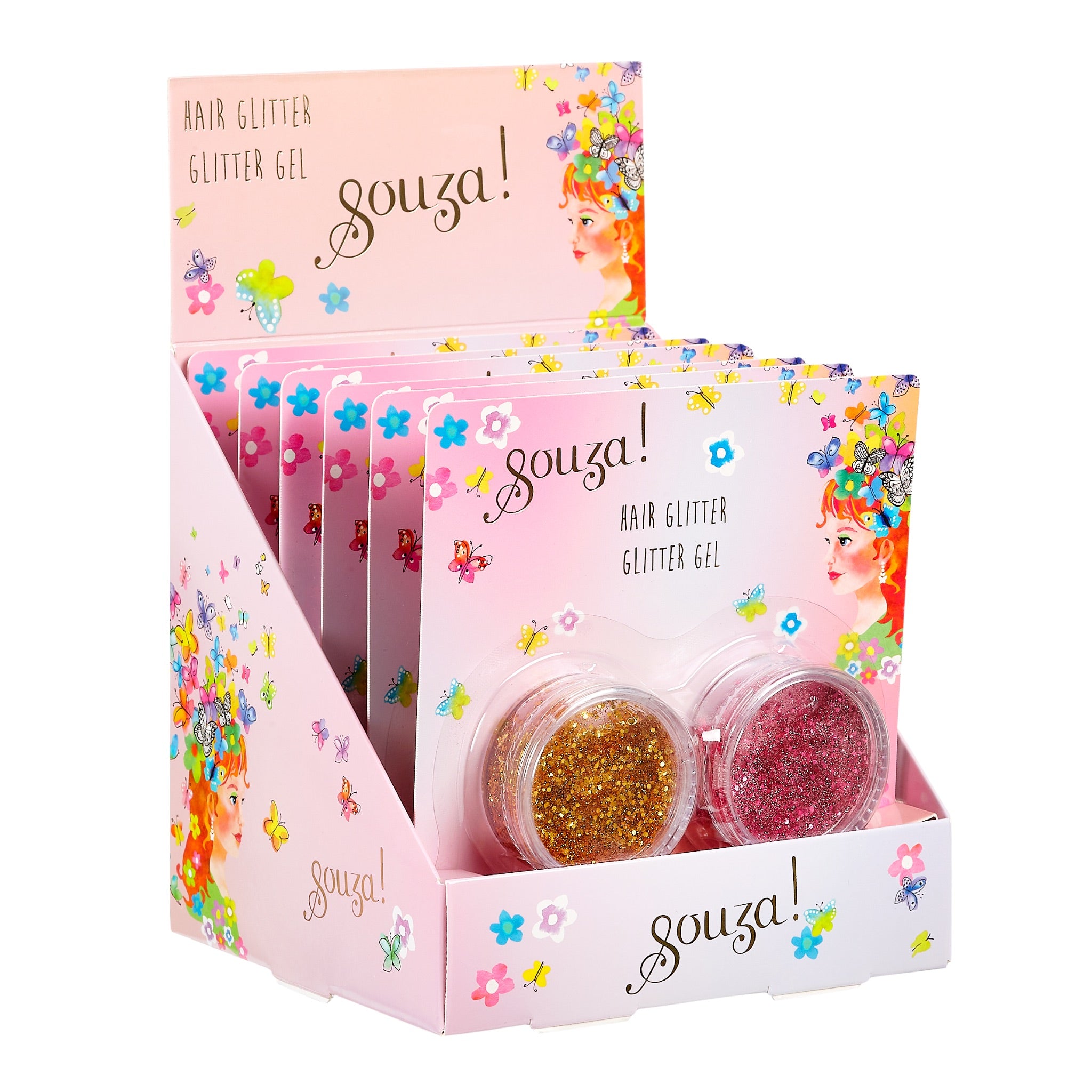 Set glitter per capelli
