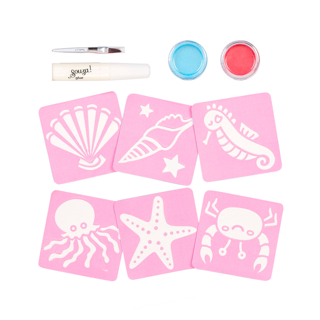 Mermaid Glitter Tattoo Set