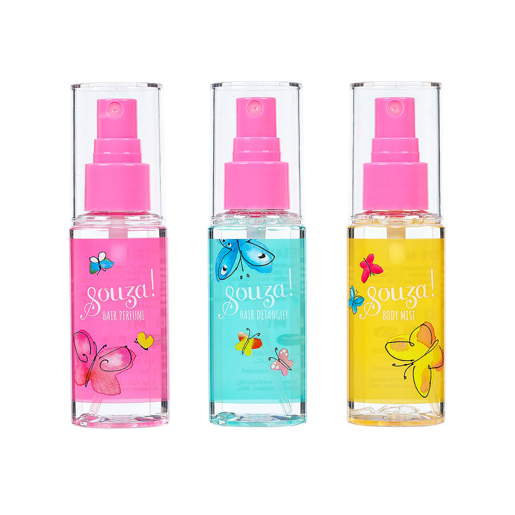 Set spray profumati per corpo e capelli