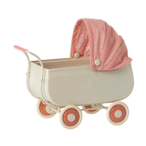 Carrozzina in miniatura corallo, Micro | Maileg