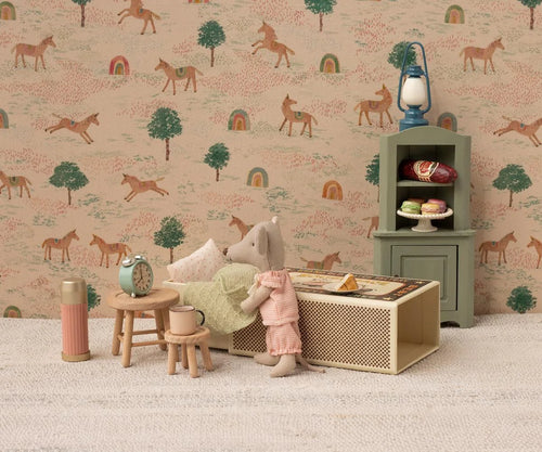Armoire d'angle - Vert clair, Taupe