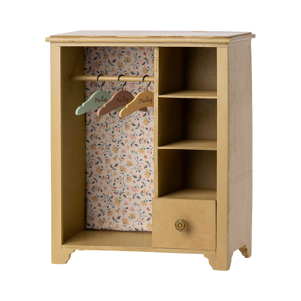 Armadio grande in miniatura - Giallo | Maileg