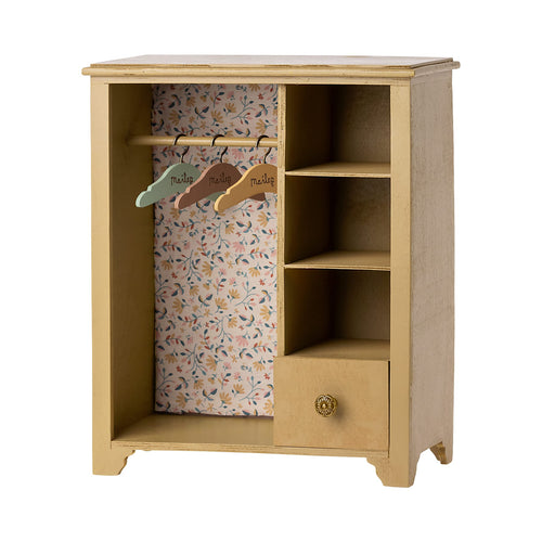 Armadio grande in miniatura - Giallo | Maileg