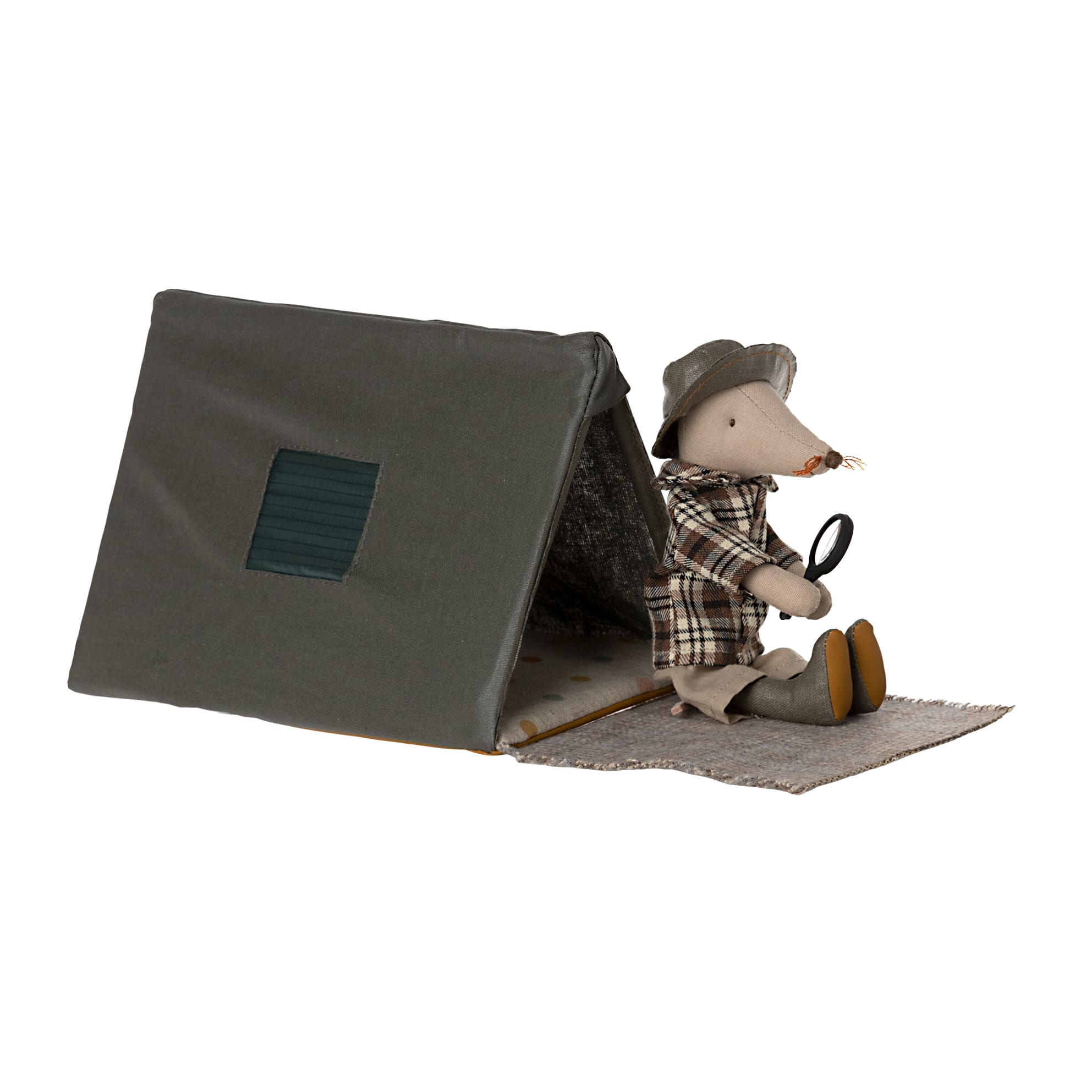 Maileg | Mini tenda singola, Mouse - Single tent camper