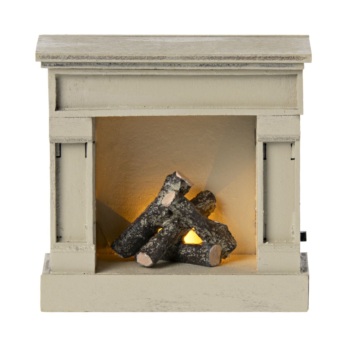 Fireplace (battery operated) White, Mouse