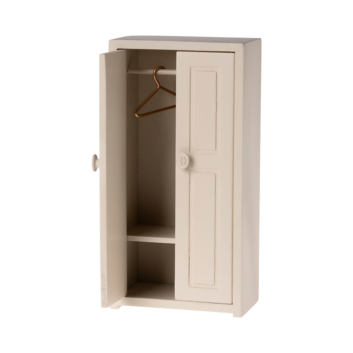 Wooden Wardrobe - Cream, Mouse