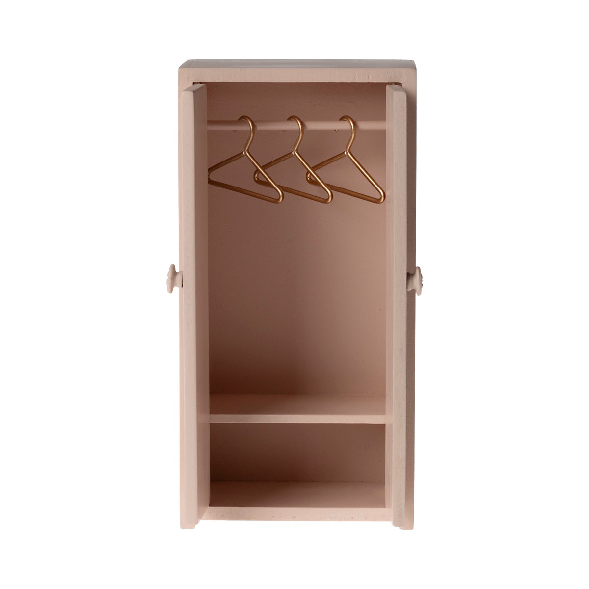 Wooden Wardrobe - Light Pink, Mouse