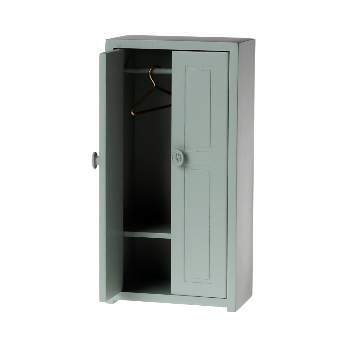 Wooden Wardrobe - Light Blue, Mouse