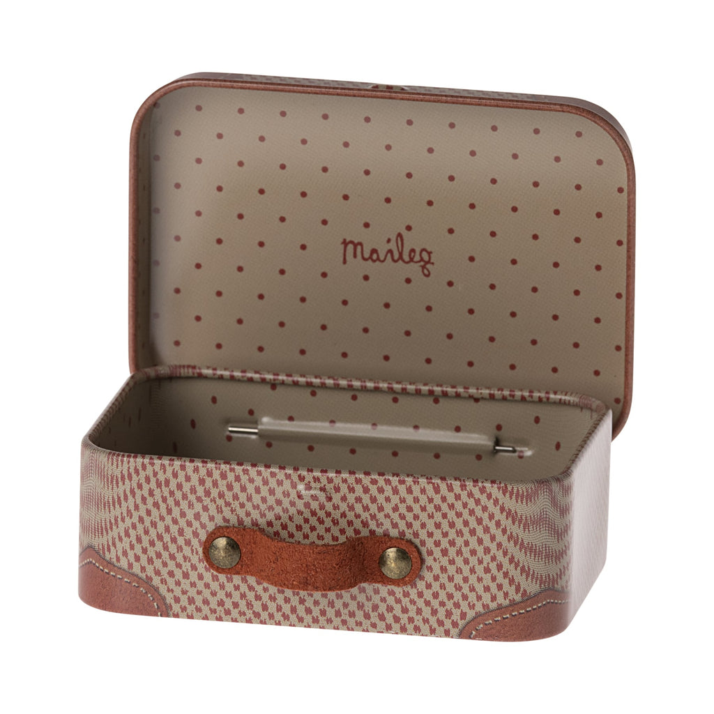 Valigia in metallo, Micro - Travel rosso | Maileg