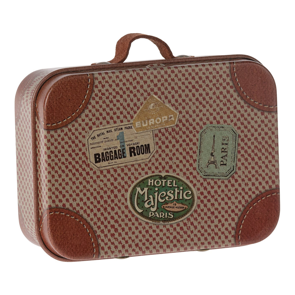 Valigia in metallo, Micro - Travel rosso | Maileg