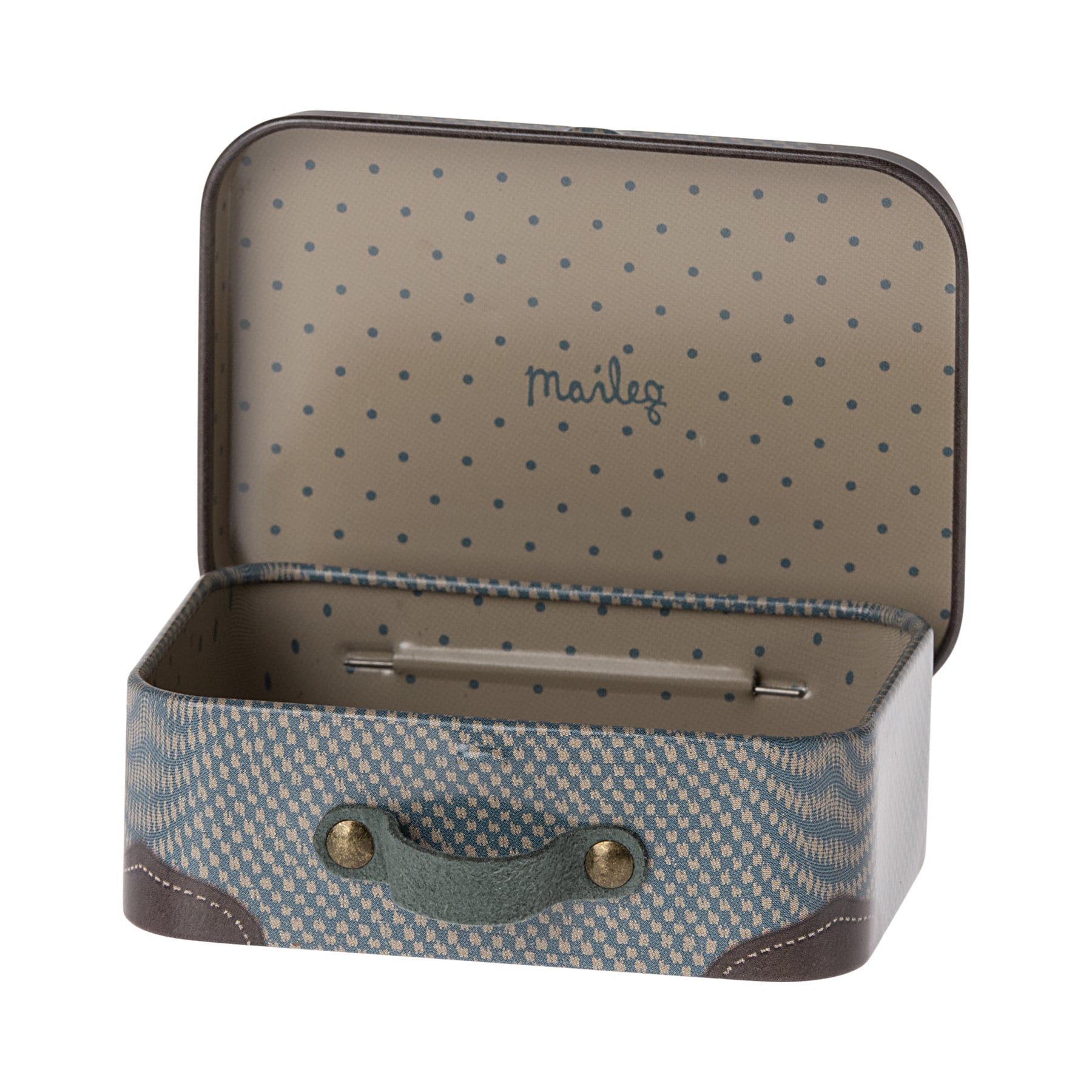 Valigia in metallo, Micro - Travel blu | Maileg