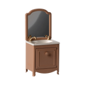 Lavandino bagno con specchio dark powder, Topo | Maileg