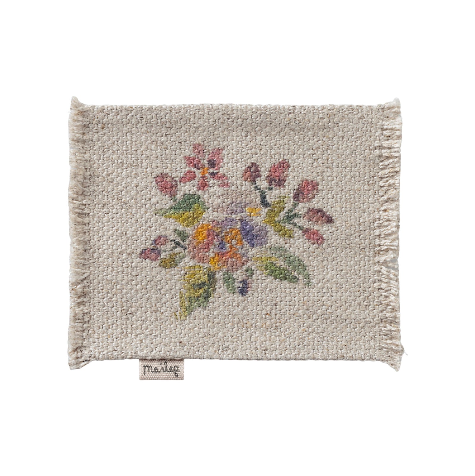 Miniature Rug, Flowers - Small