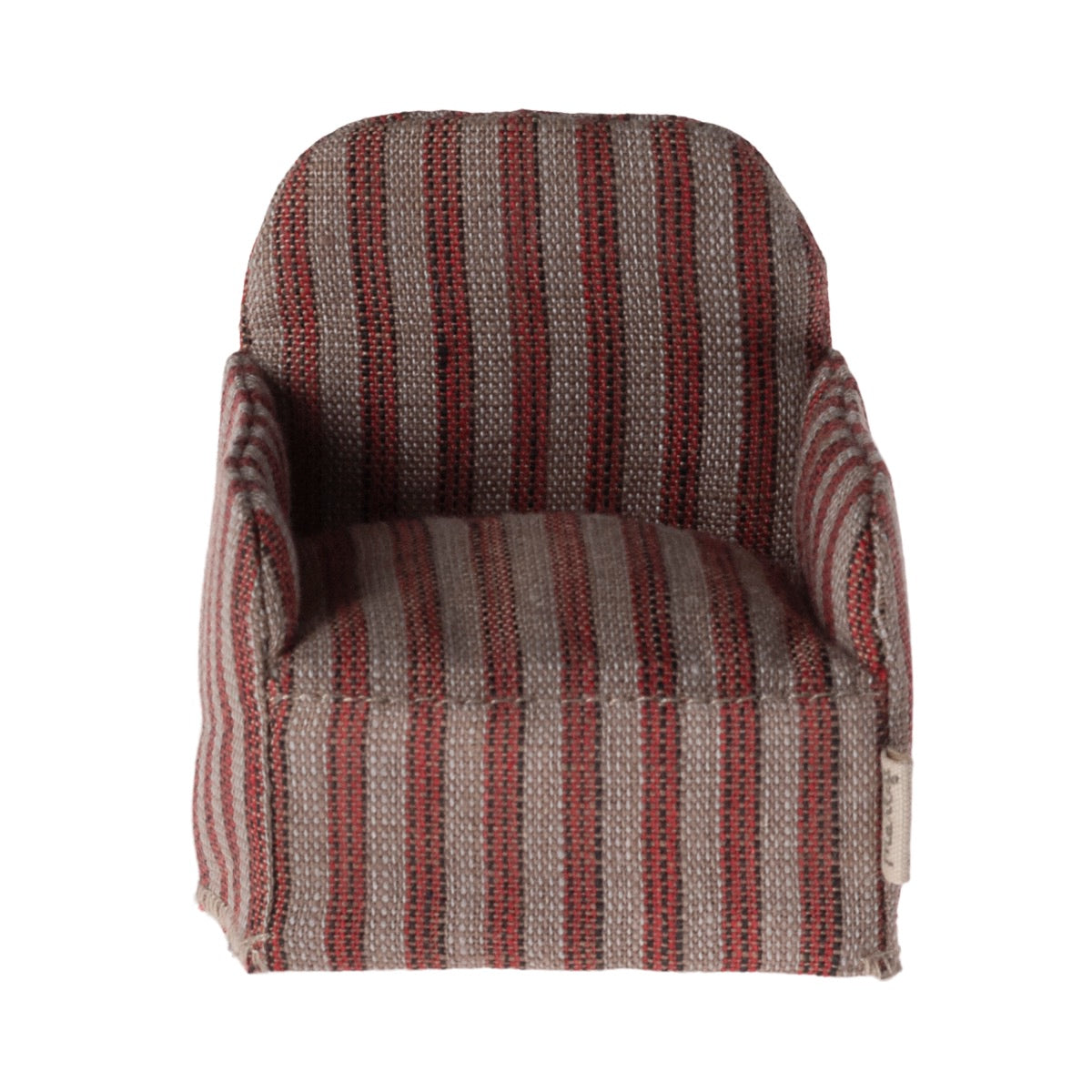 Red striped armchair, Topo